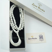 Howlite Japamala: Awareness and Emotional Expression Love Rocks